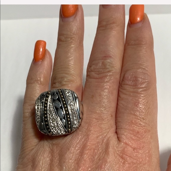 John Hardy 2 piece dot collection set - silver & 18kt - Picture 3 of 5